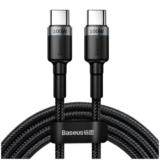 Baseus - USB-C / USB-C Kabel (2m), črna
