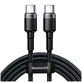 Baseus - USB-C / USB-C Kabel (2m), črna