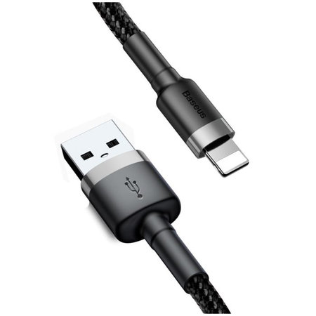 Baseus - Lightning / USB Kabel (0,5 m), črna
