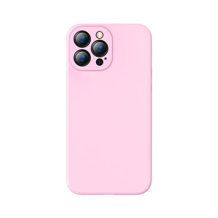 Baseus - Ovitek Liquid Gel za iPhone 13 Pro Max, roza