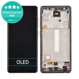 Samsung Galaxy A52 A525F, A526B - LCD zaslon + steklo na dotik + okvir (Awesome Black) OLED