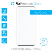 FixPremium FullCover Glass - 3D Kaljeno Steklo za Samsung Galaxy S21 Ultra
