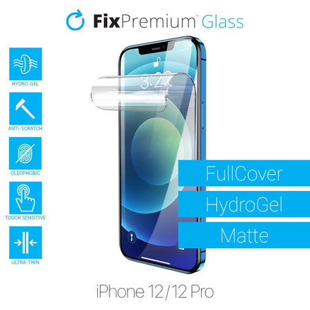 FixPremium HydroGel Matte - Zaščitna folija za iPhone 12 in 12 Pro