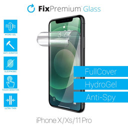 FixPremium HydroGel Anti-Spy - zaščitna folija za iPhone X, XS in 11 Pro