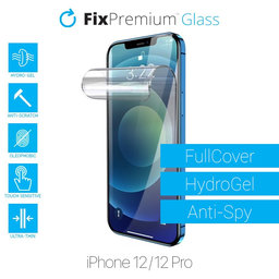 FixPremium HydroGel Anti-Spy - zaščitna folija za iPhone 12 in 12 Pro