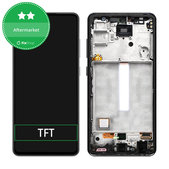 Samsung Galaxy A52 4G A525F - LCD zaslon + steklo na dotik + okvir (Awesome Black) TFT