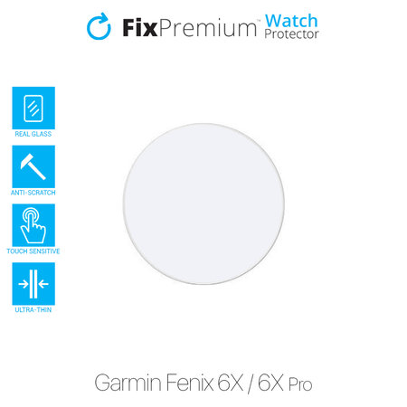 FixPremium Watch Protector - Kaljeno Steklo za Garmin Fenix 6X in 6X Pro