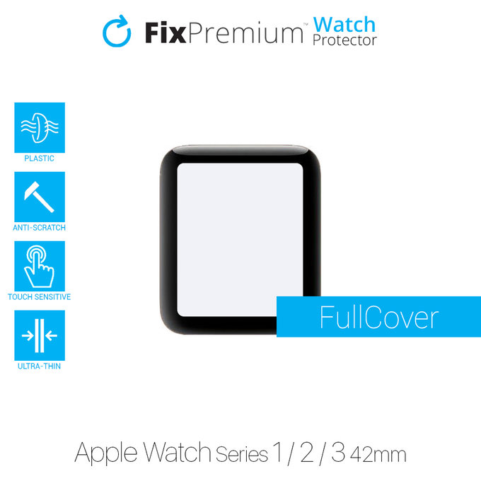 FixPremium Watch Protector - Pleksi steklo za Apple Watch 1, 2 in 3 (38mm)