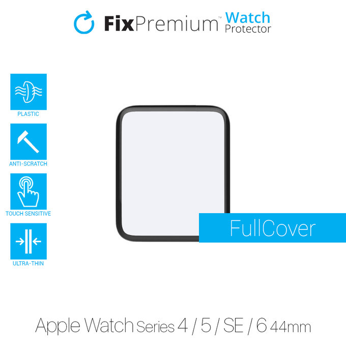 FixPremium Watch Protector - Pleksi steklo za Apple Watch 4, 5, 6, SE (1. gen) in SE (2. gen) (44mm)