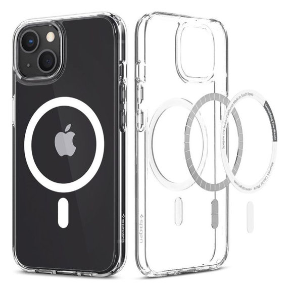 Spigen - Ovitek Ultra Hybrid z MagSafe za iPhone 13, bela