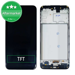 Samsung Galaxy M21 M215F - LCD zaslon + steklo na dotik + okvir (Black) TFT