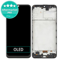 Samsung Galaxy M31 M315F - LCD zaslon + steklo na dotik + okvir (Space Black) OLED