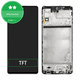 Samsung Galaxy M51 M515F - LCD zaslon + steklo na dotik + okvir (Celestial Black) TFT