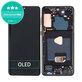 Samsung Galaxy S21 Plus G996B - LCD zaslon + steklo na dotik + okvir (Phantom Black) OLED