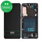 Samsung Galaxy S21 G991B - LCD zaslon + steklo na dotik + okvir (Phantom Gray) TFT