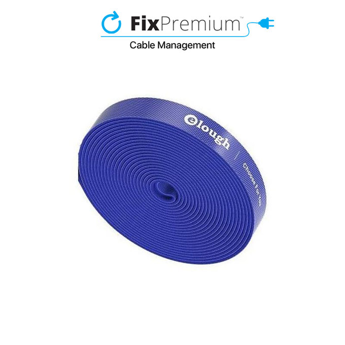 Elough - Organizator kablov - trak (5 m), moder