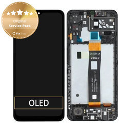 Samsung Galaxy A04S A047F - LCD zaslon + steklo na dotik + okvir (Black) - GH82-29805A Genuine Service Pack