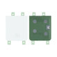 Samsung Galaxy Z Flip 4 F721B - Pokrov baterije B/G (White) - GH82-29654F Genuine Service Pack