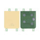 Samsung Galaxy Z Flip 4 F721B - Pokrov baterije B/G (Yellow) - GH82-29654G Genuine Service Pack