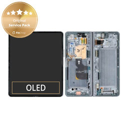 Samsung Galaxy Z Fold 4 F936B - LCD zaslon + steklo na dotik + okvir (Graygreen) - GH82-29461B, GH82-29462B Genuine Service Pack