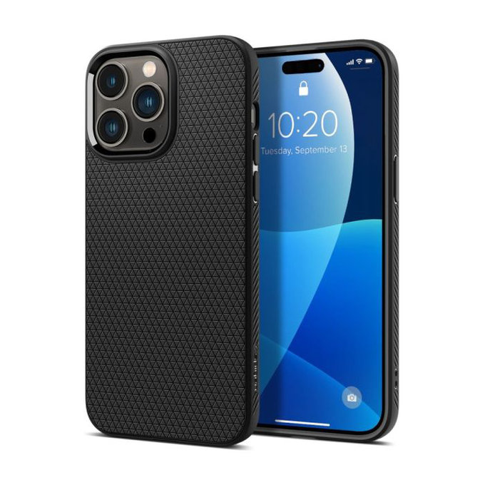 Spigen - Ovitek Liquid Air za iPhone 14 Pro, črna