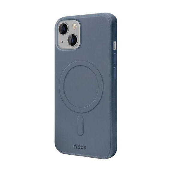 SBS - Ovitek Smooth Mag z MagSafe za iPhone 14 Plus, moder