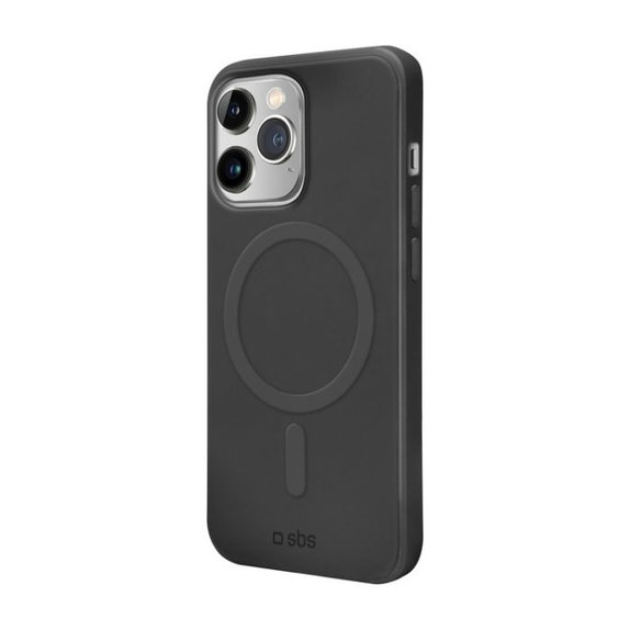 SBS - Ovitek Smooth Mag z MagSafe za iPhone 14 Pro Max, črn