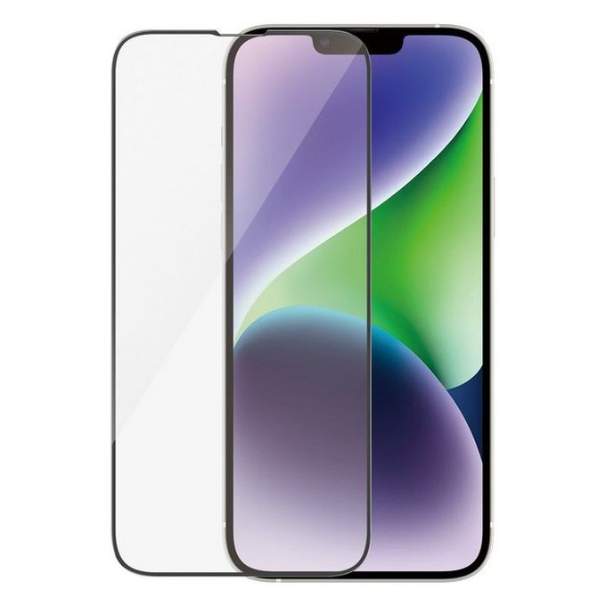 PanzerGlass - Kaljeno Steklo UWF AB za iPhone 13 Pro Max in 14 Plus, črn