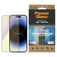 Kaljeno steklo UWF Anti-Bluelight AB z aplikatorjem za iPhone 14 Pro, Črna, PanzerGlass