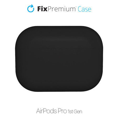 FixPremium - Silikonski ovitek za AirPods Pro, črn