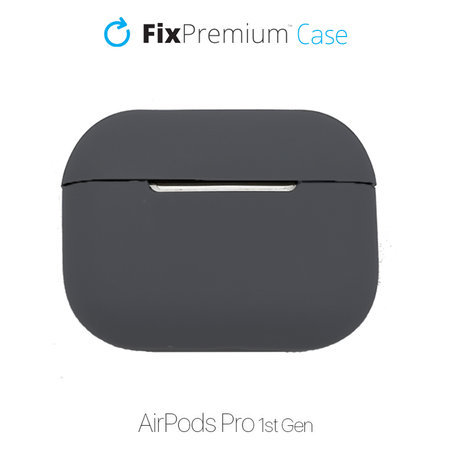 FixPremium - Silikonski ovitek za AirPods Pro, vesoljsko siv