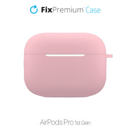 FixPremium - Silikonski ovitek za AirPods Pro, roza