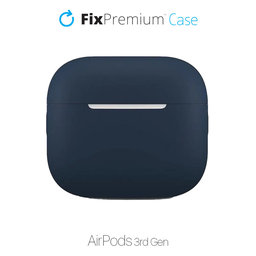 FixPremium - Silikonski ovitek za AirPods 3, moder
