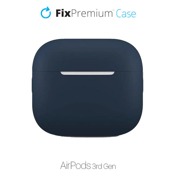 FixPremium - Silikonski ovitek za AirPods 3, moder