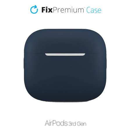 FixPremium - Silikonski ovitek za AirPods 3, moder