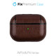 FixPremium - torbica iz umetnega usnja za AirPods Pro, rjava