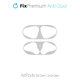FixPremium - Nalepka proti prahu za AirPods 1 in 2, srebrna