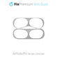 FixPremium - Nalepka proti prahu za AirPods Pro, srebrna
