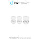 FixPremium - Zamenljive gumice za AirPods Pro - Set 3 (L, M, S), bela