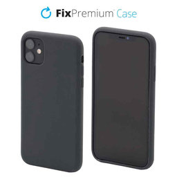 FixPremium - Silikonski ovitek za iPhone 11, space grey