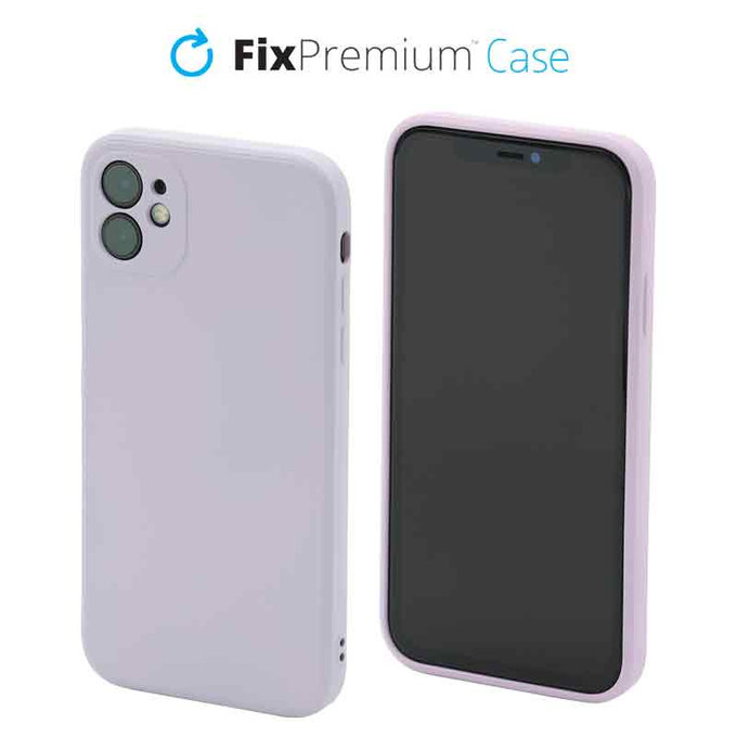 FixPremium - Silikonski ovitek za iPhone 11, vijoličen
