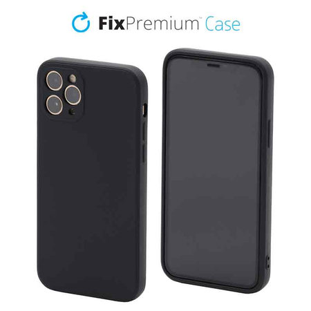 FixPremium - Silikonski ovitek za iPhone 11 Pro, črn