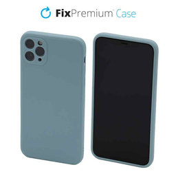 FixPremium - Silikonski ovitek za iPhone 11 Pro Max, svetlo cyan