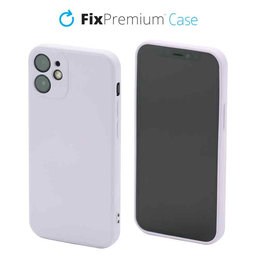 FixPremium - Silikonski ovitek za iPhone 12 mini, vijoličen