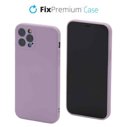 FixPremium - Silikonski ovitek za iPhone 12 Pro, vijoličen