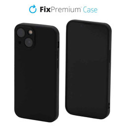 FixPremium - Silikonski ovitek za iPhone 13 mini, črn