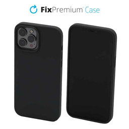 FixPremium - Silikonski ovitek za iPhone 13 Pro Max, space grey