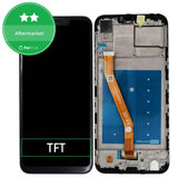 Huawei Honor Play COR-L29 - LCD zaslon + steklo na dotik + okvir (Black) TFT