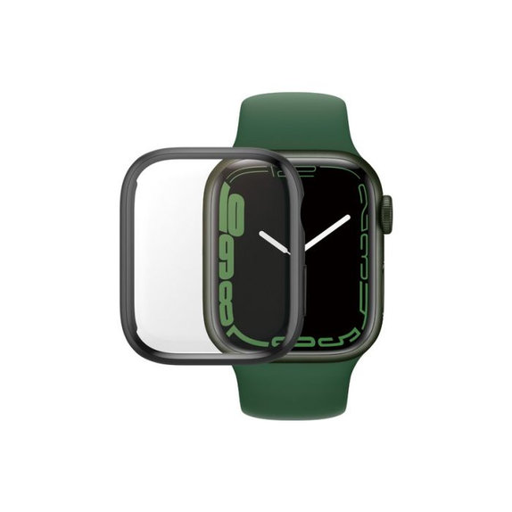PanzerGlass - Kaljeno Steklo Full Body AB za Apple Watch 7, 8 in 9 41mm, črn