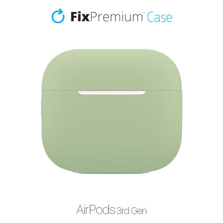 FixPremium - Silikonski ovitek za AirPods 3, zelen